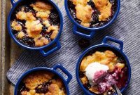 Effortless Air Fryer Blackberry Cobbler