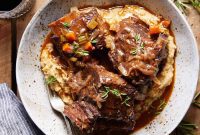 Slow-Braised Red Wine Short Ribs