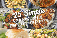 25 Hassle-Free Boneless Chicken Thigh Ideas