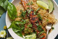 Tropical Coconut Lime Salmon