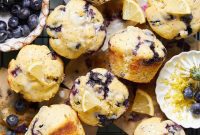 Bright Lemon Blueberry Poppy Seed Muffins