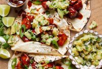 Aloha Chicken Tacos with Fresh Pineapple Salsa