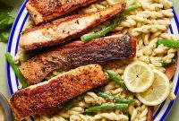 Guilt-Free Salmon Pasta