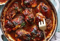 Effortless Dutch Oven BBQ Chicken
