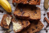 Nutty Brown Butter Chocolate Chip Banana Bread