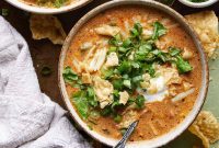 Easy Creamy Beef Enchilada Soup Stovetop and Slow Cooker