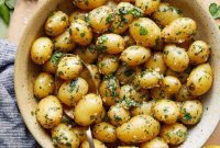 Roasted Garlic Parsley Potatoes