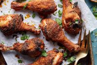 Golden Crispy Baked Chicken Drumsticks