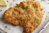 Golden Crispy Oven Chicken Cutlets