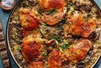 Hearty One-Pot Chicken and Rice Bake
