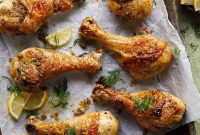 Crispy Oven Roasted Lemon Pepper Drumsticks