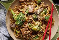 Speedy Beef Broccoli Noodle Stir Fry