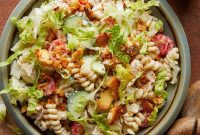 Zesty Chicken Caesar Pasta Salad