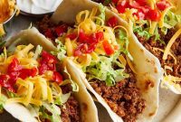 Speedy Savory Ground Beef Tacos