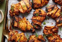 Juicy Grilled Boneless Chicken Thighs with Homemade Marinade