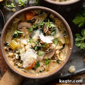 Instant Pot Chicken and Rice Soup