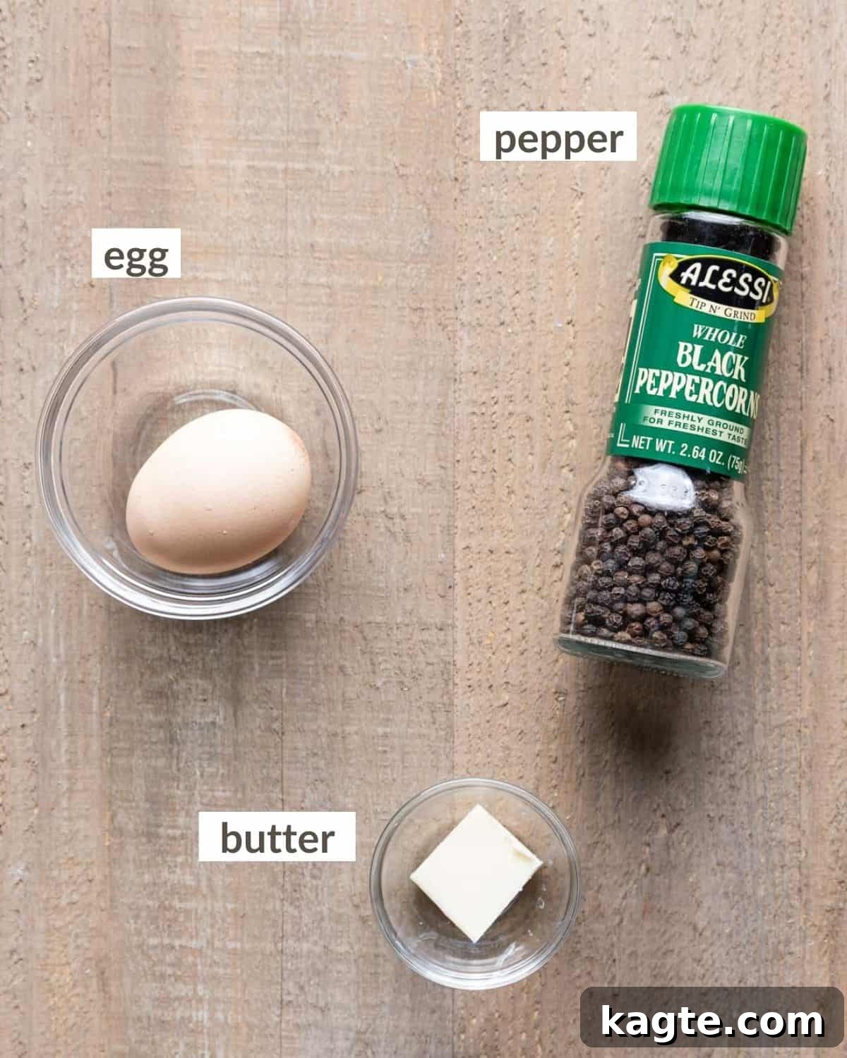 Solid Gold Yolks 3 Only two ingredients are needed to make delicious eggs over hard: eggs and butter.