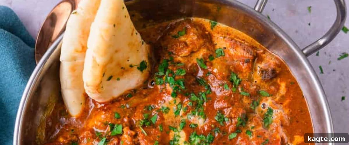 25 Hassle-Free Boneless Chicken Thigh Ideas 21 Rich chicken tikka masala, served with fragrant rice, fresh garnish, and warm naan bread.
