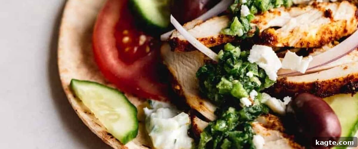 25 Hassle-Free Boneless Chicken Thigh Ideas 24 Delicious chicken shawarma, artfully assembled with homemade schug and fresh vegetables.