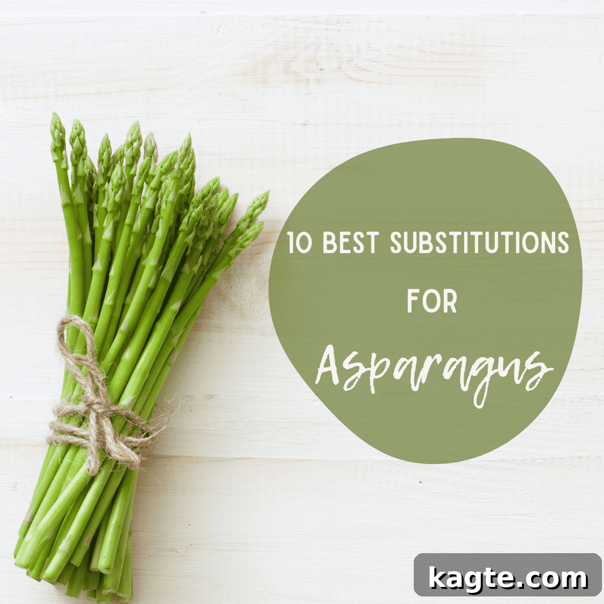 A vibrant collage showcasing various vegetables including broccolini, green beans, snow peas, and zucchini, arranged as potential substitutes for asparagus.