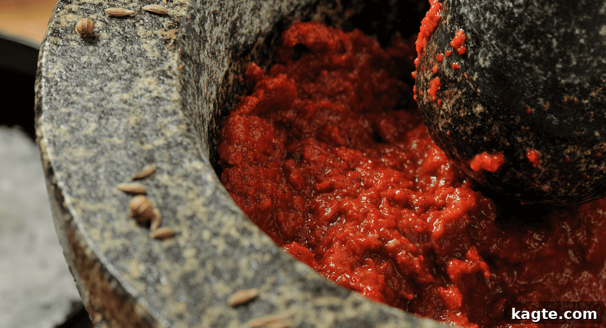 No Chili Oil? 8 Savvy Substitutes to Save Your Meal 6 Up close image of harissa paste.