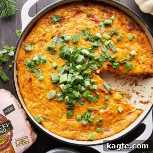 Ham & Cheese Hash Brown Casserole