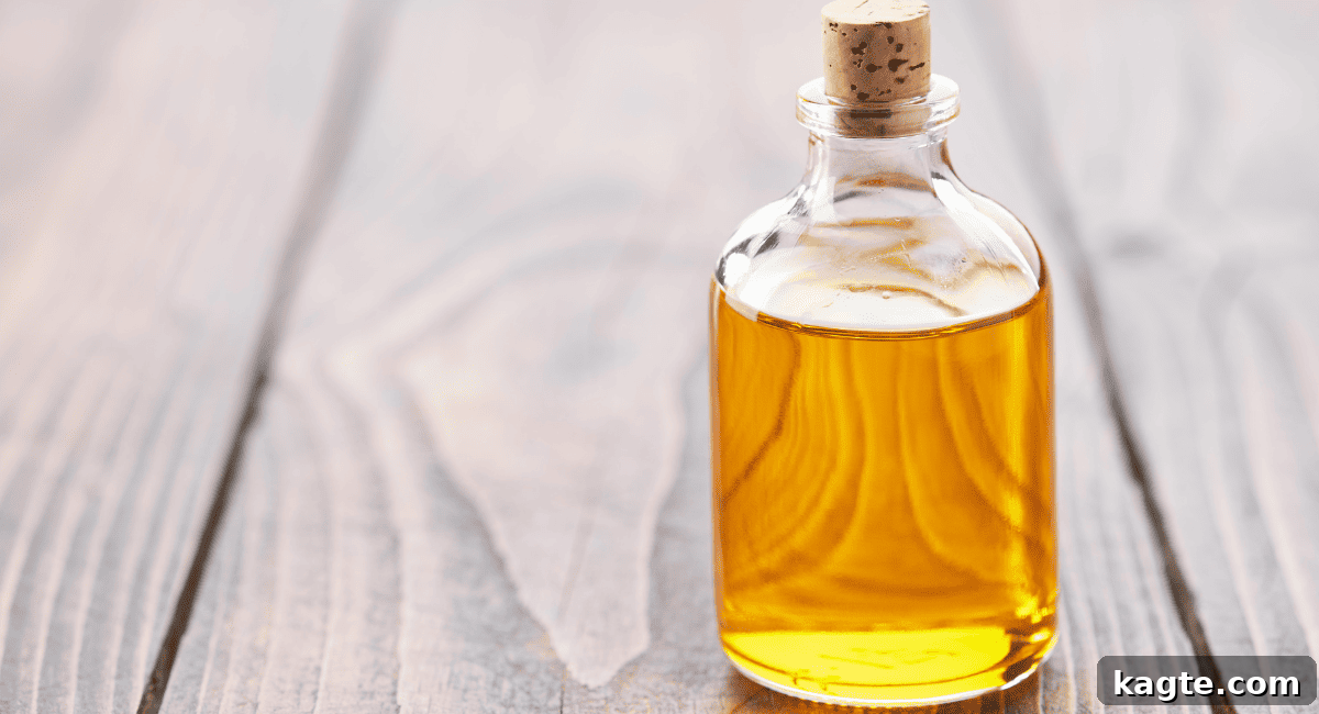 10 Smart Swaps for Avocado Oil 4 A generic bottle of vegetable oil in a kitchen setting.