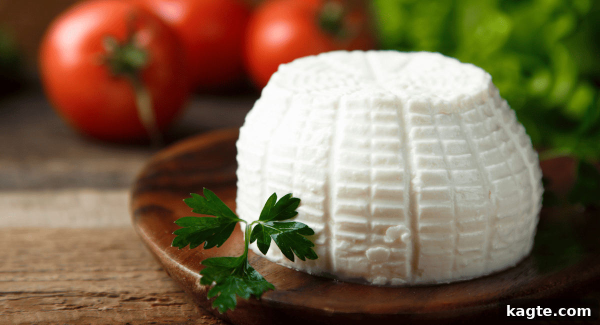 10 Perfect Feta Cheese Swaps 4 Up close photo of ricotta cheese.