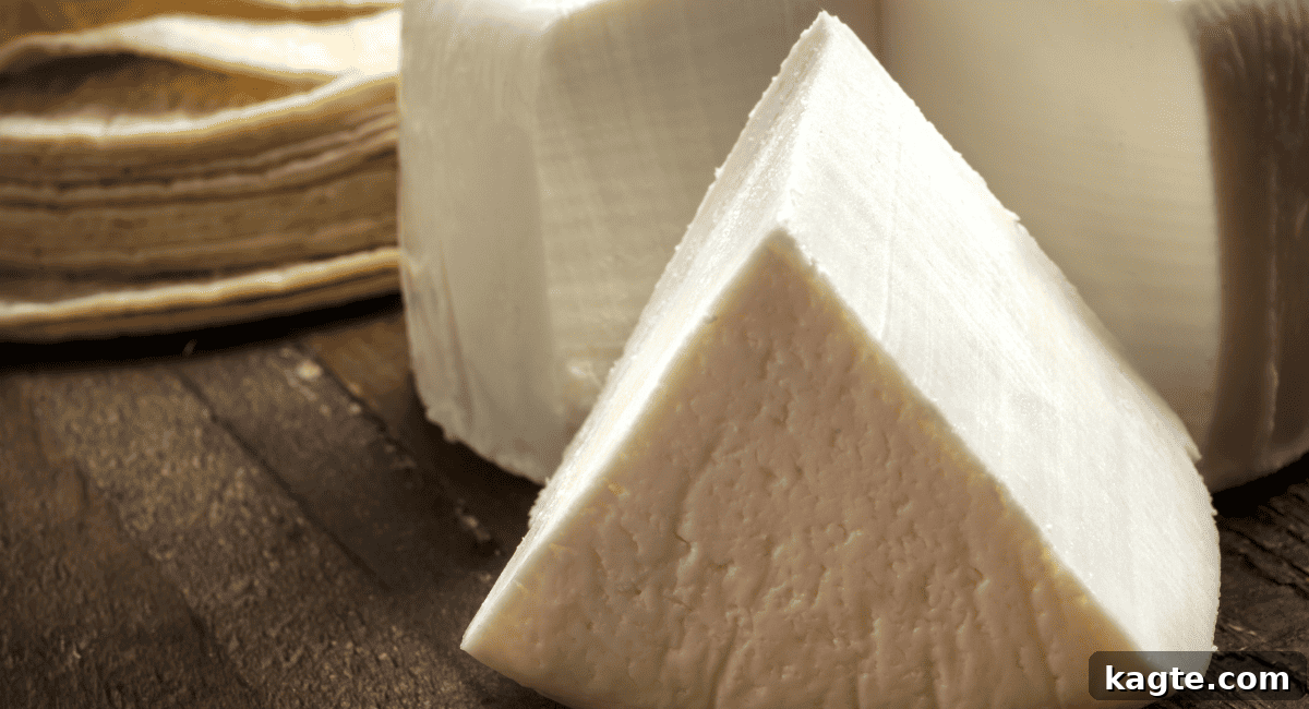 10 Perfect Feta Cheese Swaps 7 Up close image of queso fresco.