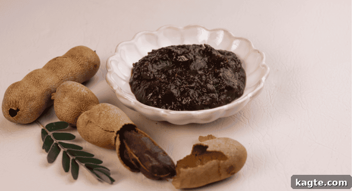 Worcestershire Sauce Swaps: Flavorful Alternatives 11 Tamarind paste in a bowl.