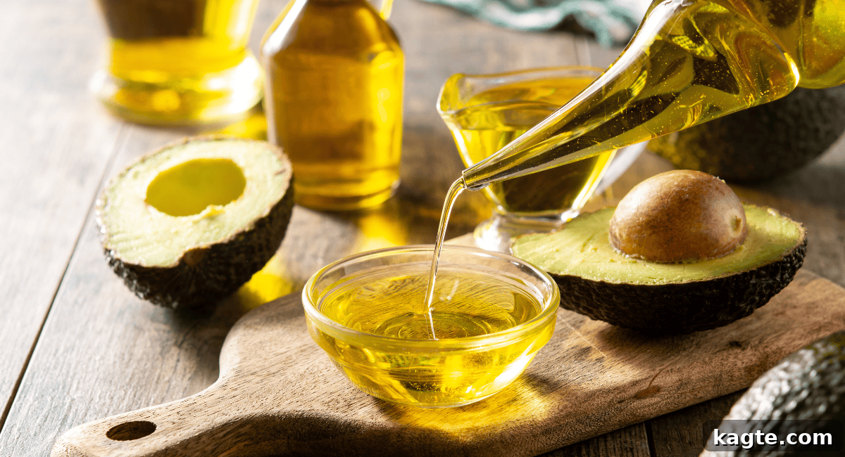 Beyond Canola: 10 Ingenious Baking Oil Swaps 4 Up close image of avocado oil.