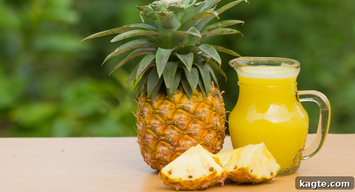 Top 12 Orange Juice Substitutes for Cooking and Baking 5 Close-up image of a glass of refreshing golden pineapple juice, evoking a tropical and sweet essence.