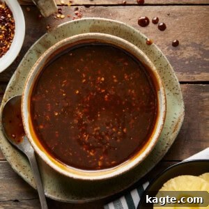 Homemade Pineapple Teriyaki Sauce in a bowl.