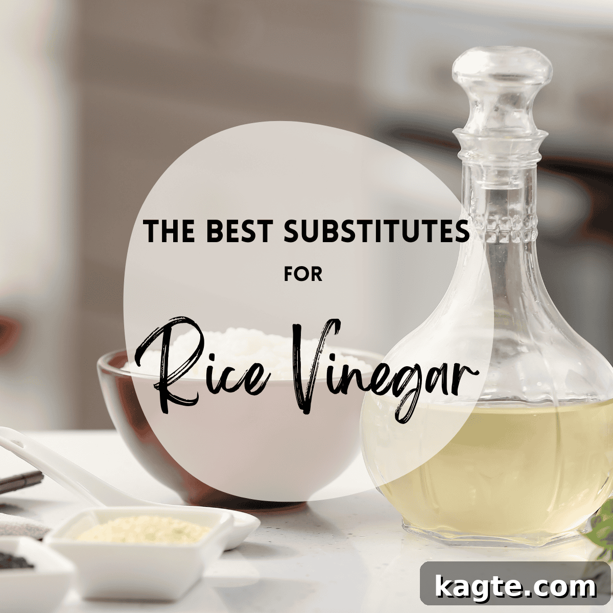 Clever Replacements for Rice Vinegar 2 A collection of various rice vinegar substitutes, including bottles of different vinegars and lemons.
