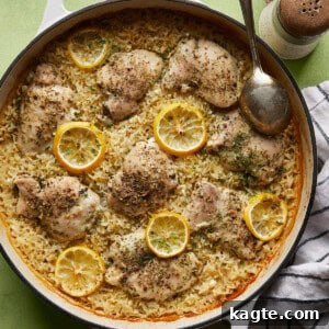 Zesty Lemon Chicken and Rice Bake 7 Baked Lemon Chicken and Rice