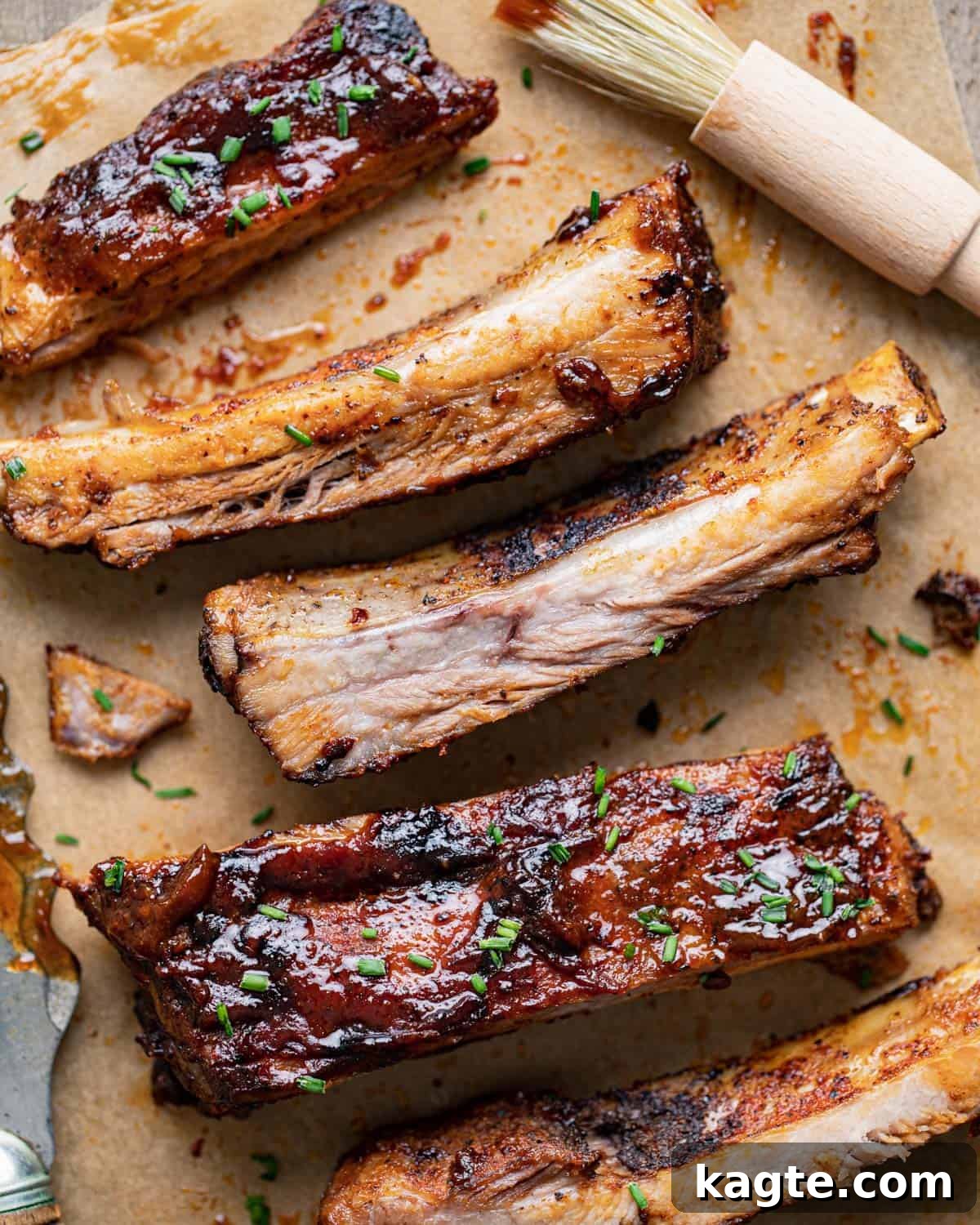 Fall-Off-The-Bone St Louis Ribs Oven Masterpiece 7 closeup of ribs