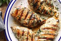 Grilled Chicken Marinated in Caesar Dressing